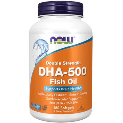 Now Foods, Dha-500 Double Concentration, 180 Gélules Molles - Publicité Now Foods, Dha-500 Double Concentration, 180 Gélules Molles - Publicité