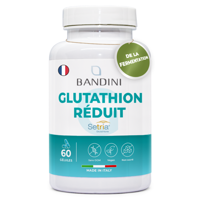 Bandini - Glutathione - 250 mg - Capsule - Dietary supplement - Publicité Bandini - Glutathione - 250 mg - Capsule - Dietary supplement - Publicité