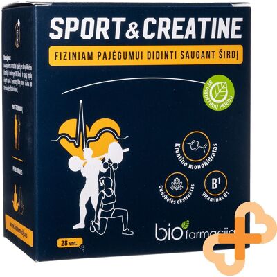 Biofarmacija Sport & Créatine 28 Sachets Augmentation Physique Résistance En Protégeant Cœur - Publicité Biofarmacija Sport & Créatine 28 Sachets Augmentation Physique Résistance En Protégeant Cœur - Publicité