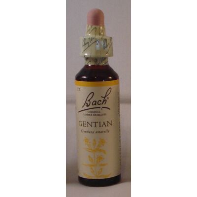 Remèdes Bach Gentian, 20 Ml, Gouttes Orales. Bbe 02/2030 - Publicité Remèdes Bach Gentian, 20 Ml, Gouttes Orales. Bbe 02/2030 - Publicité