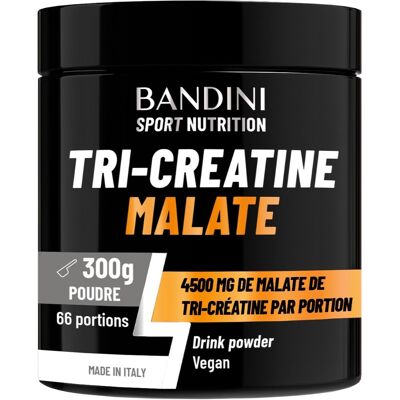 Bandini® Tri-Creatine Malate Composé Triple De Malate De Créatine Poudre 300 - Publicité Bandini® Tri-Creatine Malate Composé Triple De Malate De Créatine Poudre 300 - Publicité