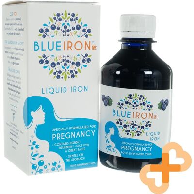 Blueiron Complément Alimentaire Liquide Grossesse Avec Fer 250 Ml Myrtille - Publicité Blueiron Complément Alimentaire Liquide Grossesse Avec Fer 250 Ml Myrtille - Publicité