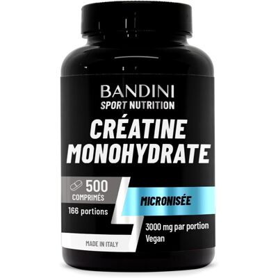 Bandini - Créatine Monohydrate 3000mg - 500 - Créatine - Publicité Bandini - Créatine Monohydrate 3000mg - 500 - Créatine - Publicité
