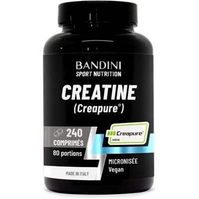 Bandini - Creapure Monohydrate 240 Comprimés - - Creatine Supplement - Publicité Bandini - Creapure Monohydrate 240 Comprimés - - Creatine Supplement - Publicité