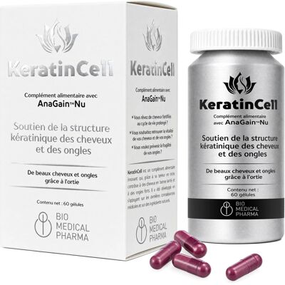 Bio Medical Pharma Keratincell 60 K - Complément pour cheveux et ongles - Publicité Bio Medical Pharma Keratincell 60 K - Complément pour cheveux et ongles - Publicité