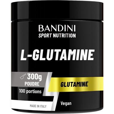 Bandini® L-Glutamine Pure En Poudre 300g, Acide Aminé Essentiel Gym Et Sport - Publicité Bandini® L-Glutamine Pure En Poudre 300g, Acide Aminé Essentiel Gym Et Sport - Publicité