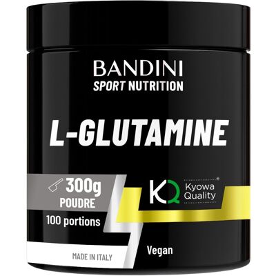 Bandini - L-Glutamine Kyowa Quality Pure - 300g - Acide aminé - Poudre dietétique - Publicité Bandini - L-Glutamine Kyowa Quality Pure - 300g - Acide aminé - Poudre dietétique - Publicité