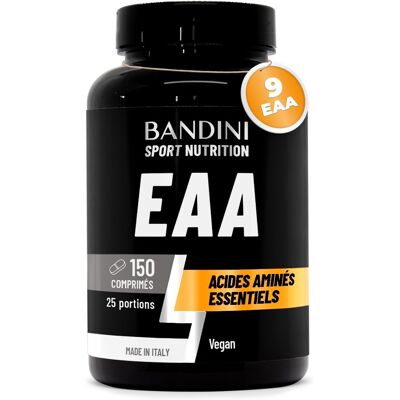 Bandini® Eaa 150 Comprimés - Essential Amino Acids - Apport De 9 Acides Aminés - Publicité Bandini® Eaa 150 Comprimés - Essential Amino Acids - Apport De 9 Acides Aminés - Publicité