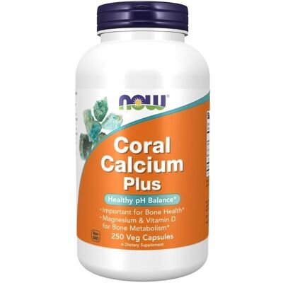 Now Foods Calcium de Corail Plus - 250 Veggie Capsules - Publicité Now Foods Calcium de Corail Plus - 250 Veggie Capsules - Publicité