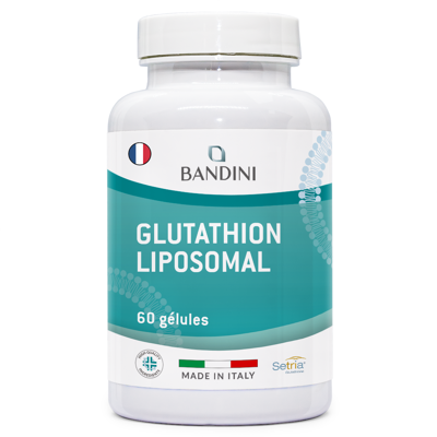 Bandini® Glutathion Liposomal 60 Gélules Réduit, Forme Active L-Glutathion - Publicité Bandini® Glutathion Liposomal 60 Gélules Réduit, Forme Active L-Glutathion - Publicité
