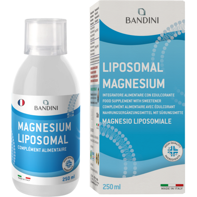 Bandini® Magnésium Liposomal Flacon 250ml - Complément Alimentaire Liquide - Publicité Bandini® Magnésium Liposomal Flacon 250ml - Complément Alimentaire Liquide - Publicité