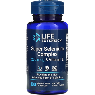 Life Extension Super Selenium Complex & Vitamine E - Supplément Diététique - Publicité Life Extension Super Selenium Complex & Vitamine E - Supplément Diététique - Publicité