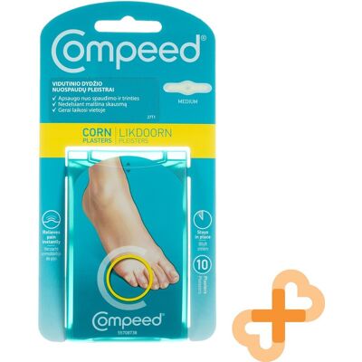 Compeed Patches Pour Ampoules Sur Les Orteils Taille Moyenne 10 Pcs. Publicité Compeed Patches Pour Ampoules Sur Les Orteils Taille Moyenne 10 Pcs. Publicité