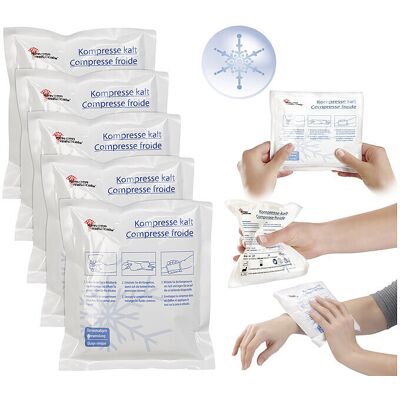 Newgen Medicals - 5-Pack 15x17 cm - Unique - Compresse froide - Publicité Newgen Medicals - 5-Pack 15x17 cm - Unique - Compresse froide - Publicité