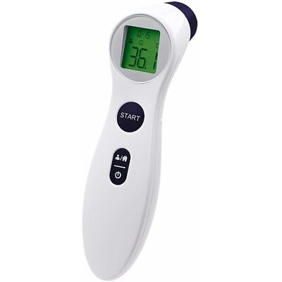 Newgen Medicals Thermomètre Infrarouge, Mesure Frontale Sans Contact, Alarme Fièvre - Newgen Me - Publicité Newgen Medicals Thermomètre Infrarouge, Mesure Frontale Sans Contact, Alarme Fièvre - Newgen Me - Publicité