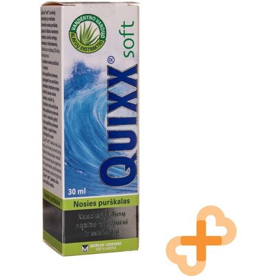 Quixx Soft Spray Nasal 30 Ml Hydratant Isotonique Pour Nez Bouché - Publicité Quixx Soft Spray Nasal 30 Ml Hydratant Isotonique Pour Nez Bouché - Publicité