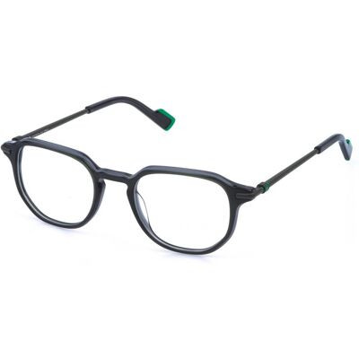 Lunettes De Vue Sting Vst598 Top Verde+grigio 49/20/145 Homme - Publicité Lunettes De Vue Sting Vst598 Top Verde+grigio 49/20/145 Homme - Publicité