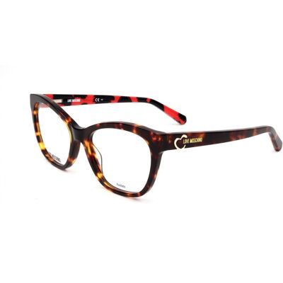 Monture de lunettes Love Moschino Motif Havana - Femme 53mm - Publicité Monture de lunettes Love Moschino Motif Havana - Femme 53mm - Publicité