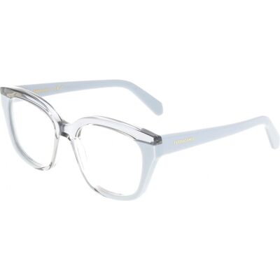 FERRAGAMO SF3023 - Monture de lunettes optiques bleue pour femme - Publicité FERRAGAMO SF3023 - Monture de lunettes optiques bleue pour femme - Publicité