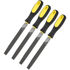 Uxcell Lime 4 Fichiers Plats Métalliques 6 Pouces Acier Carbone Poignée Pvc - Publicité Uxcell Lime 4 Fichiers Plats Métalliques 6 Pouces Acier Carbone Poignée Pvc - Publicité