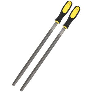 Uxcell Lime 2-Pack Pour Fichiers Métalliques 12 Pouces, Acier Carbone Poignée Pvc - Publicité Uxcell Lime 2-Pack Pour Fichiers Métalliques 12 Pouces, Acier Carbone Poignée Pvc - Publicité