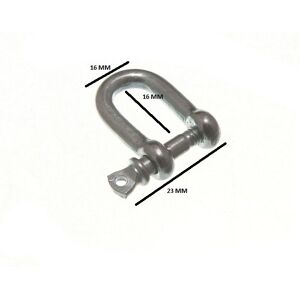 Onestopdiy D Shackle U Lock Et Pin Câble Fastener 4mm 5/32 Bzp Taille Du Pack 12 - Publicité Onestopdiy D Shackle U Lock Et Pin Câble Fastener 4mm 5/32 Bzp Taille Du Pack 12 - Publicité