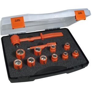 Itl Insulated Impérial Métrique Douille Set 12pc 1.3cm Drive Standard Itl03100 - Publicité Itl Insulated Impérial Métrique Douille Set 12pc 1.3cm Drive Standard Itl03100 - Publicité