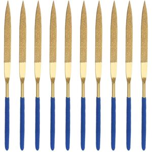 Uxcell Aiguille Fichier 3mmx 140mm Point Titane Outils Pour Bois 10pcs - Publicité Uxcell Aiguille Fichier 3mmx 140mm Point Titane Outils Pour Bois 10pcs - Publicité
