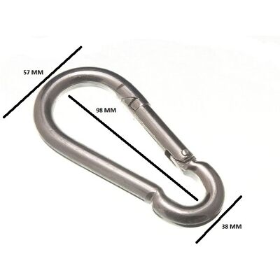 Onestopdiy Porte-Ressort Mousqueton 11mm 9/16 Zp Paquet Taille 100 - Publicité Onestopdiy Porte-Ressort Mousqueton 11mm 9/16 Zp Paquet Taille 100 - Publicité