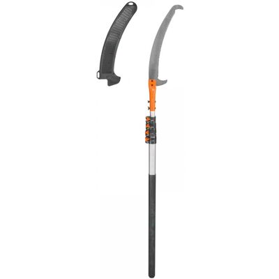 GT GARDEN Scie de taille télescopique - 550 cm - Outil pour branches hautes - Publicité GT GARDEN Scie de taille télescopique - 550 cm - Outil pour branches hautes - Publicité