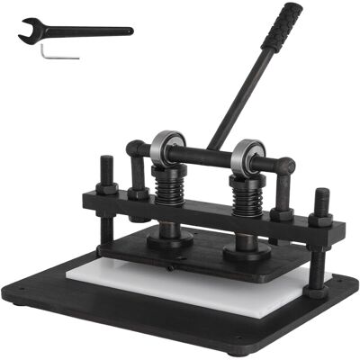 Vevor Machine Découpe Cuir 26x15 Cm Réglable Machine À Embosser Acier Au Carbone - Publicité Vevor Machine Découpe Cuir 26x15 Cm Réglable Machine À Embosser Acier Au Carbone - Publicité