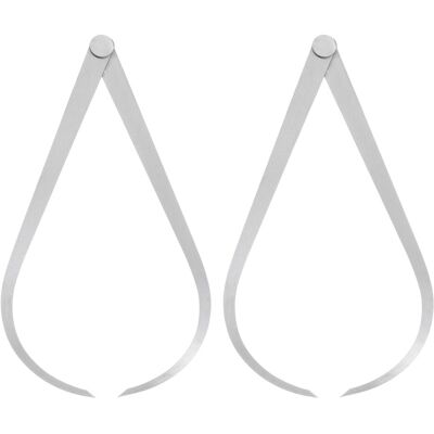 Uxcell 2 Pièces Firm Joint Outside Caliper 250mm 10\" En Acier - Publicité Uxcell 2 Pièces Firm Joint Outside Caliper 250mm 10\" En Acier - Publicité