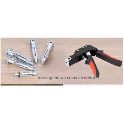 Yato Kit Pince À Cheville Placo Pistolet Molly + 20 Chevilles Cloison Creuses 21 Pcs - Publicité Yato Kit Pince À Cheville Placo Pistolet Molly + 20 Chevilles Cloison Creuses 21 Pcs - Publicité