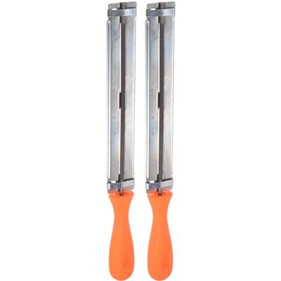 Uxcell 2pcs Tronçonneuse Fichier Guide, 11/64\" (4.5mm) Rond Râpe Double Coupe - Publicité Uxcell 2pcs Tronçonneuse Fichier Guide, 11/64\" (4.5mm) Rond Râpe Double Coupe - Publicité