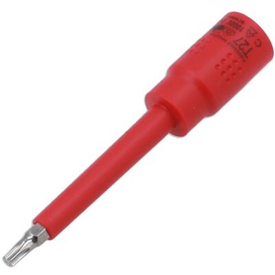 Laser Tools - 8920 - Isolé - Extra Long - Douille Torx - Publicité Laser Tools - 8920 - Isolé - Extra Long - Douille Torx - Publicité