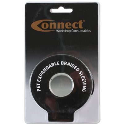 Connect Manchon Tressé Élargissable 6mm 5m Rouleau Dans Un Blister Clam 37108 - Publicité Connect Manchon Tressé Élargissable 6mm 5m Rouleau Dans Un Blister Clam 37108 - Publicité