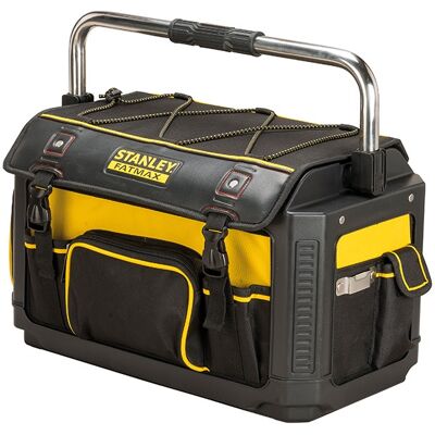 Stanley Fatmax® Sac En Plastique Ouvert Avec Couvercle 50cm (20in) Sta179213 - Publicité Stanley Fatmax® Sac En Plastique Ouvert Avec Couvercle 50cm (20in) Sta179213 - Publicité