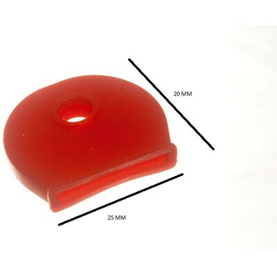 Onestopdiy Clé Capuchon Identification Couverture Rouge Paquet De 200 - Publicité Onestopdiy Clé Capuchon Identification Couverture Rouge Paquet De 200 - Publicité