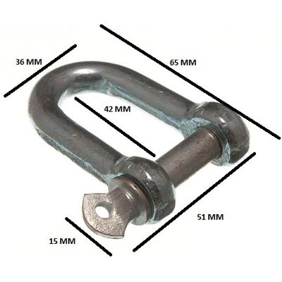 Onestopdiy D Shackle U Lock Et Pin Câble Fastener 10mm 7/16 Bzp Taille Du Pack 20 - Publicité Onestopdiy D Shackle U Lock Et Pin Câble Fastener 10mm 7/16 Bzp Taille Du Pack 20 - Publicité