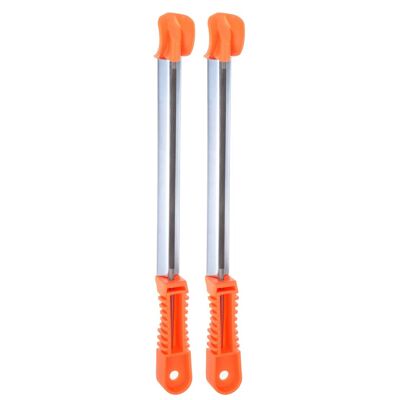 Uxcell 2pcs Tronçonneuse Fichier, 3/16\" (4.8mm) Râpe Double Coupe Affûtage Poignée - Publicité Uxcell 2pcs Tronçonneuse Fichier, 3/16\" (4.8mm) Râpe Double Coupe Affûtage Poignée - Publicité