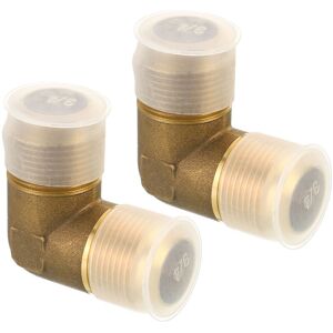 3/4\" X 3/4\" Laiton Tuyau Raccord, 2 Paquet Adaptateur Connecteur Plomberie - Publicité 3/4\" X 3/4\" Laiton Tuyau Raccord, 2 Paquet Adaptateur Connecteur Plomberie - Publicité