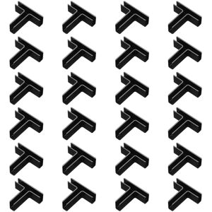 Uxcell 24pcs Connecteur En Plastique Pour Verre, Attache En T De 6mm Pour Verre - Publicité Uxcell 24pcs Connecteur En Plastique Pour Verre, Attache En T De 6mm Pour Verre - Publicité