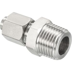 Compression Tube Raccord 1/2pt Mâle Filetage Adaptateur Connecteur Pour 8mm Od - Publicité Compression Tube Raccord 1/2pt Mâle Filetage Adaptateur Connecteur Pour 8mm Od - Publicité