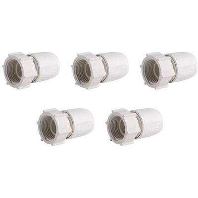 Hep2o Wavin Raccord Robinet Titan 15mm Hd26b/15w À Sertir Pour Tube 2 Pièces Lot De 5 - Publicité Hep2o Wavin Raccord Robinet Titan 15mm Hd26b/15w À Sertir Pour Tube 2 Pièces Lot De 5 - Publicité