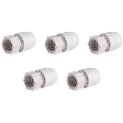 Hep2o Wavin Raccord Robinet Titan 15mm Hd26a/15w Pour Tube 0° 2 Pièces Lot De 5 - Publicité Hep2o Wavin Raccord Robinet Titan 15mm Hd26a/15w Pour Tube 0° 2 Pièces Lot De 5 - Publicité