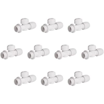 Wavin Robinet Machine À Laver 15mm Polybutylène Blanc Hep2o Hx38/15 Lot De 10 - Publicité Wavin Robinet Machine À Laver 15mm Polybutylène Blanc Hep2o Hx38/15 Lot De 10 - Publicité