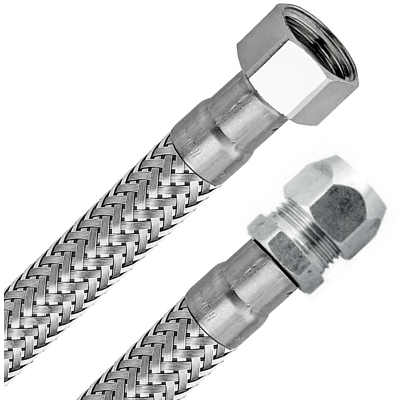 Schläfer Flexible Tube Robinet Cuisine Salle De Bain Acier Inoxydable 3/8 \" Mf X Ø10mm - Publicité Schläfer Flexible Tube Robinet Cuisine Salle De Bain Acier Inoxydable 3/8 \" Mf X Ø10mm - Publicité
