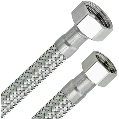 Schläfer Flexible Tube Robinet Cuisine Bain Acier Inoxydable 1/2 \" X3/8 \" Ff Long 50cm - Publicité Schläfer Flexible Tube Robinet Cuisine Bain Acier Inoxydable 1/2 \" X3/8 \" Ff Long 50cm - Publicité
