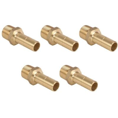 Hep2o Wavin Raccord Droit 15mm He31/15w Pour Tube Polybutylène 0° 2 Pièces Lot De 5 - Publicité Hep2o Wavin Raccord Droit 15mm He31/15w Pour Tube Polybutylène 0° 2 Pièces Lot De 5 - Publicité