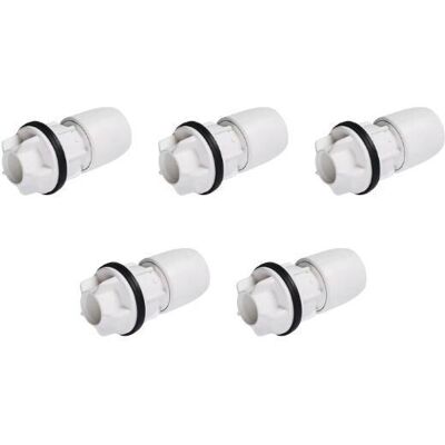 Hep2o Wavin Raccord Traversée De Cuve 15mm Hx20/15 Blanc Pour Tube 1 Pièce Lot De 5 - Publicité Hep2o Wavin Raccord Traversée De Cuve 15mm Hx20/15 Blanc Pour Tube 1 Pièce Lot De 5 - Publicité